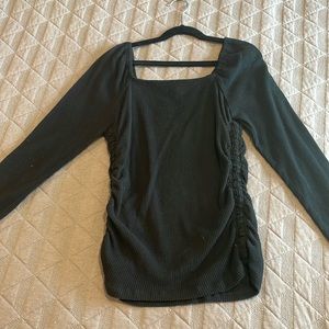 Art class girls simple black tee